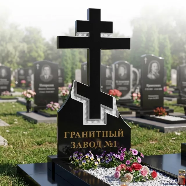 140 Памятник с большим крестом