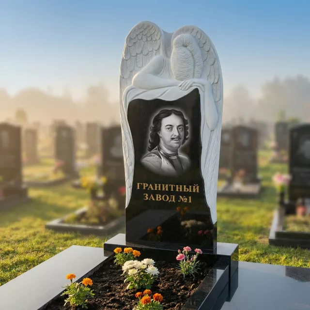 3038 Мемориальный памятник с плачущим ангелом