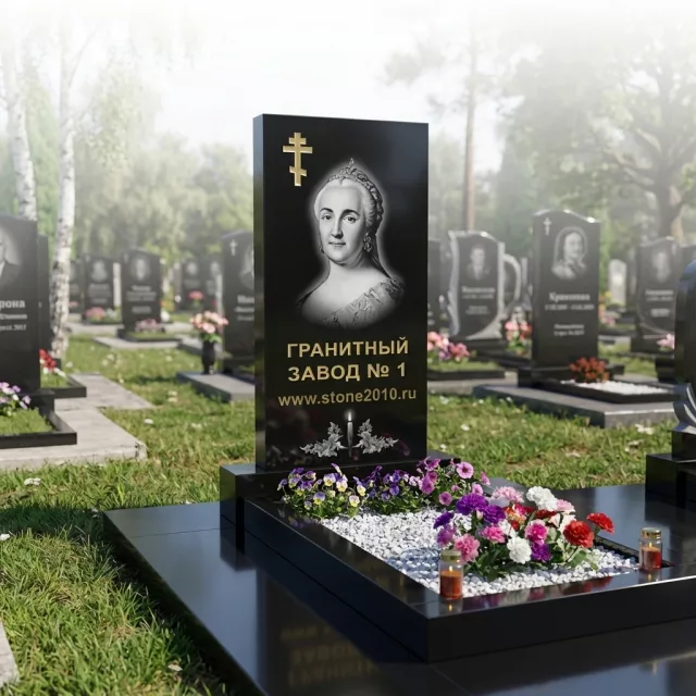 1 Памятник прямоугольный вертикальный  80мм