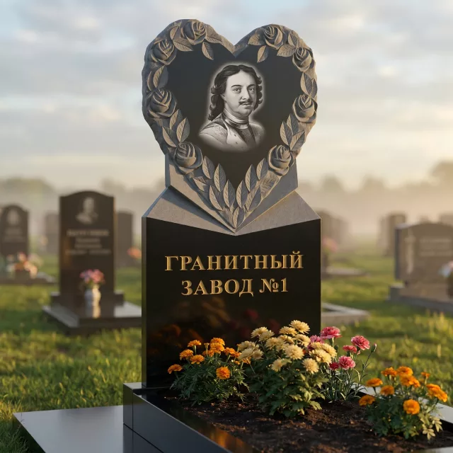 3168 Памятник резной сердце