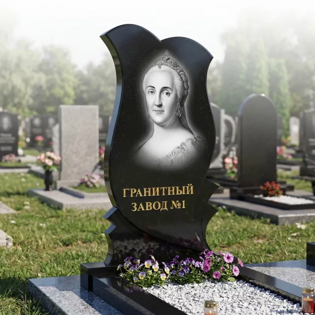 227 Памятник фигурный в виде цветка полированный