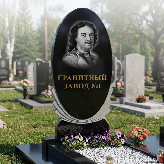 150 Памятник в форме овала