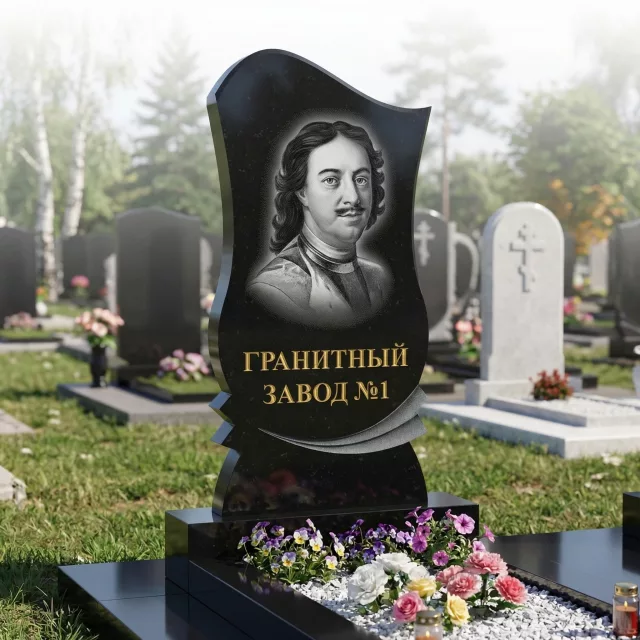 213 Памятник фигурный с неполированной гармошкой