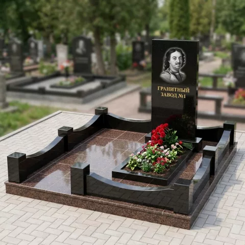 Бюджетная ограда с прогибом и входом 250х200