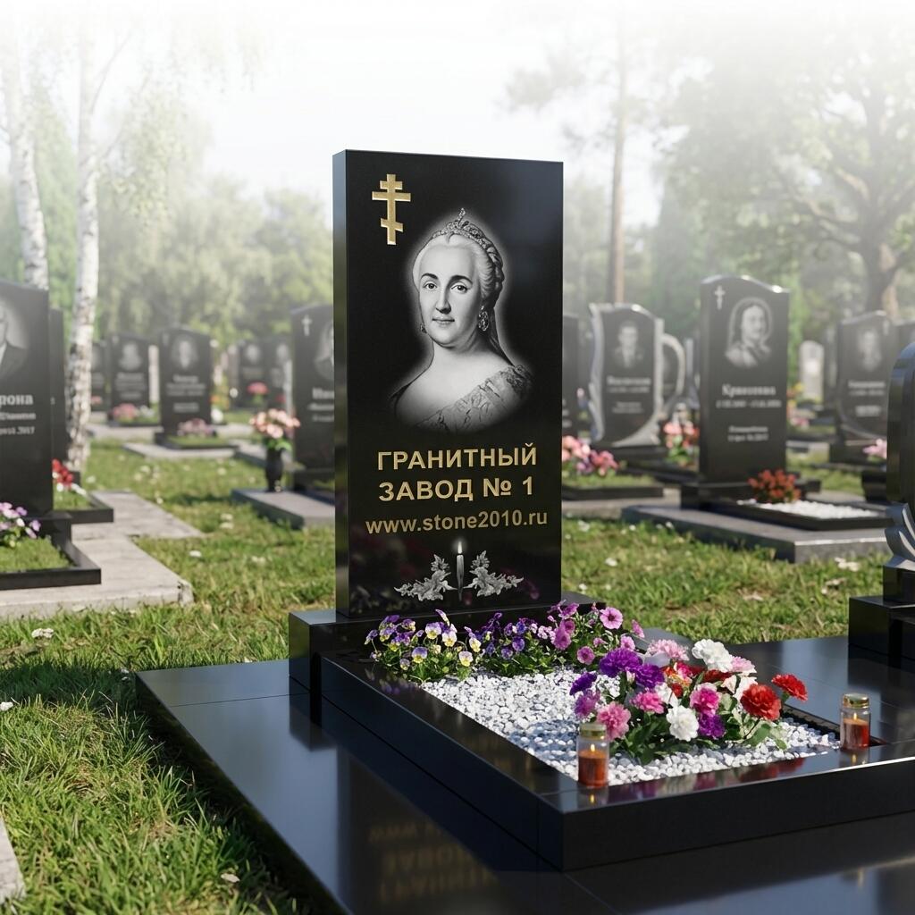 1 Памятник прямоугольный вертикальный  80мм