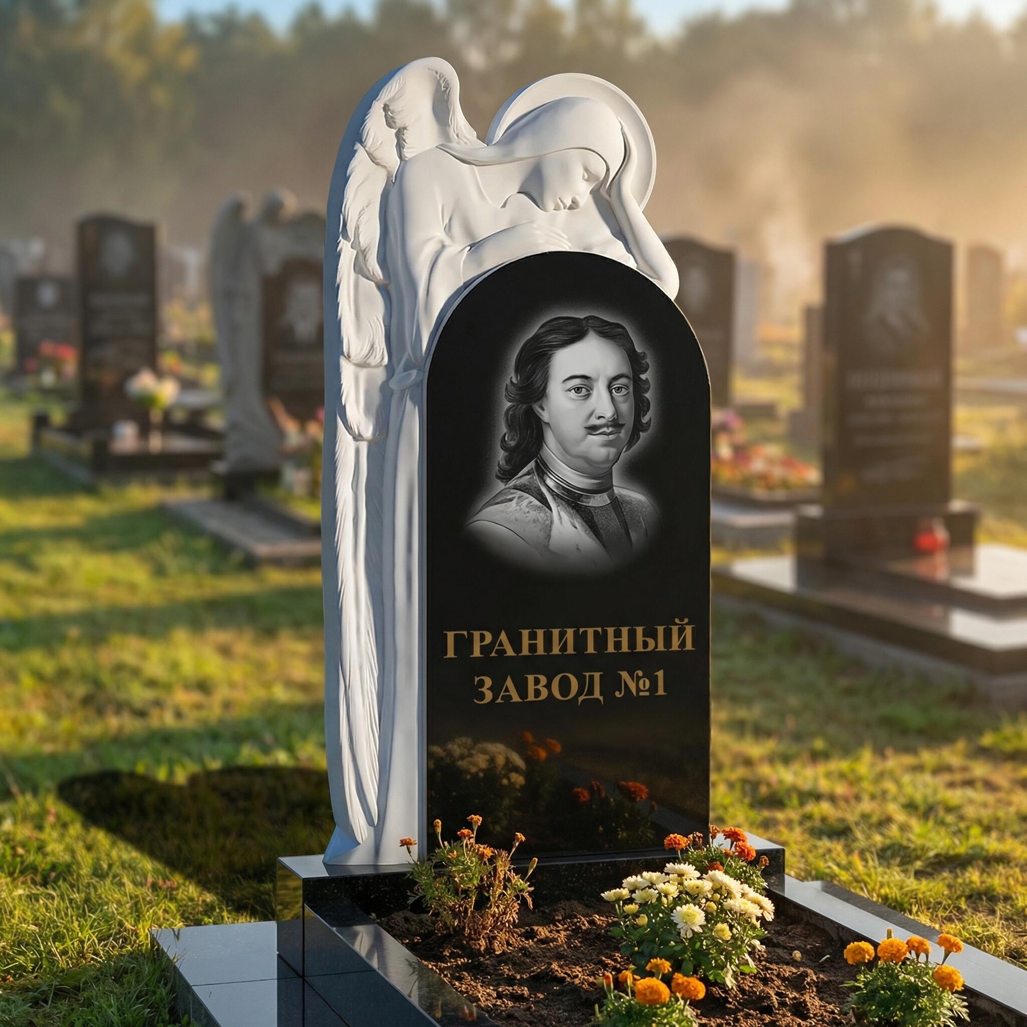 3044 Мемориальный памятник склоненный ангел