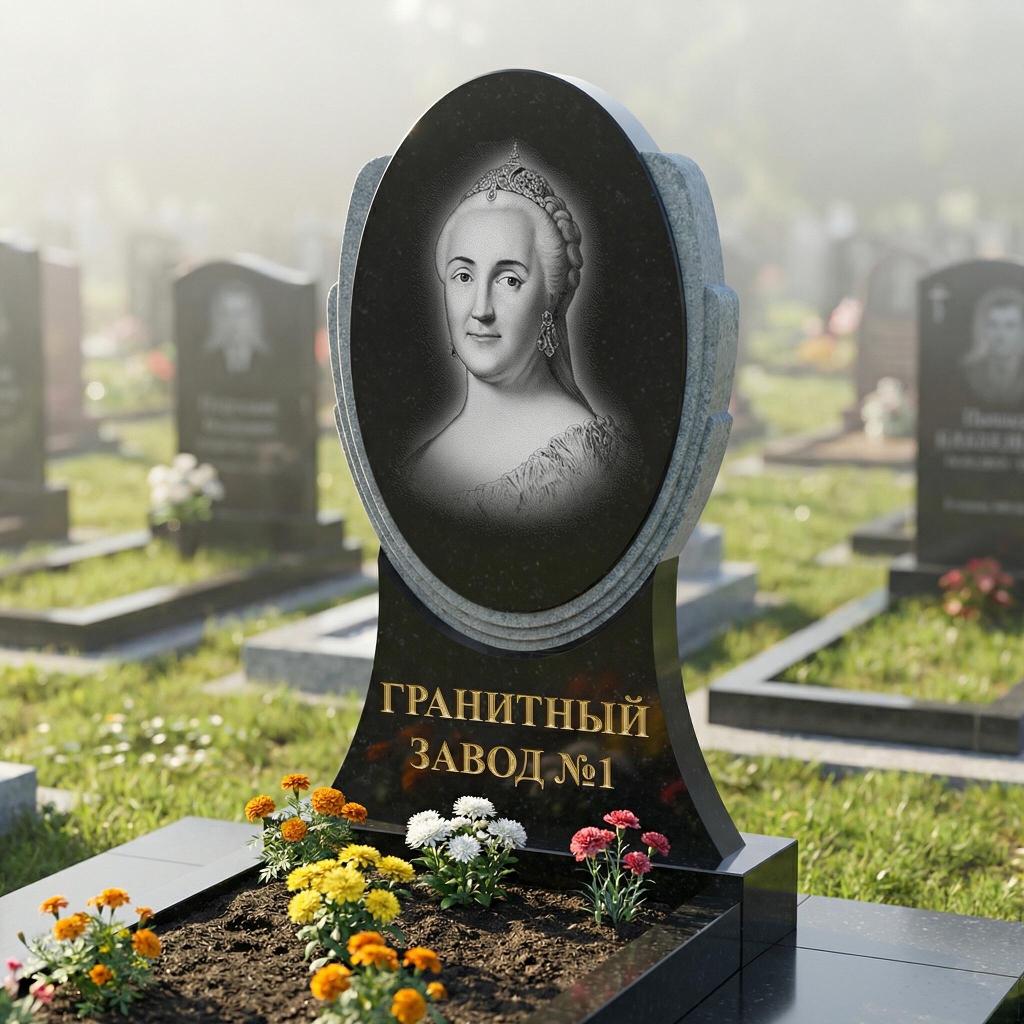 417 Надгробие фигурное зеркало